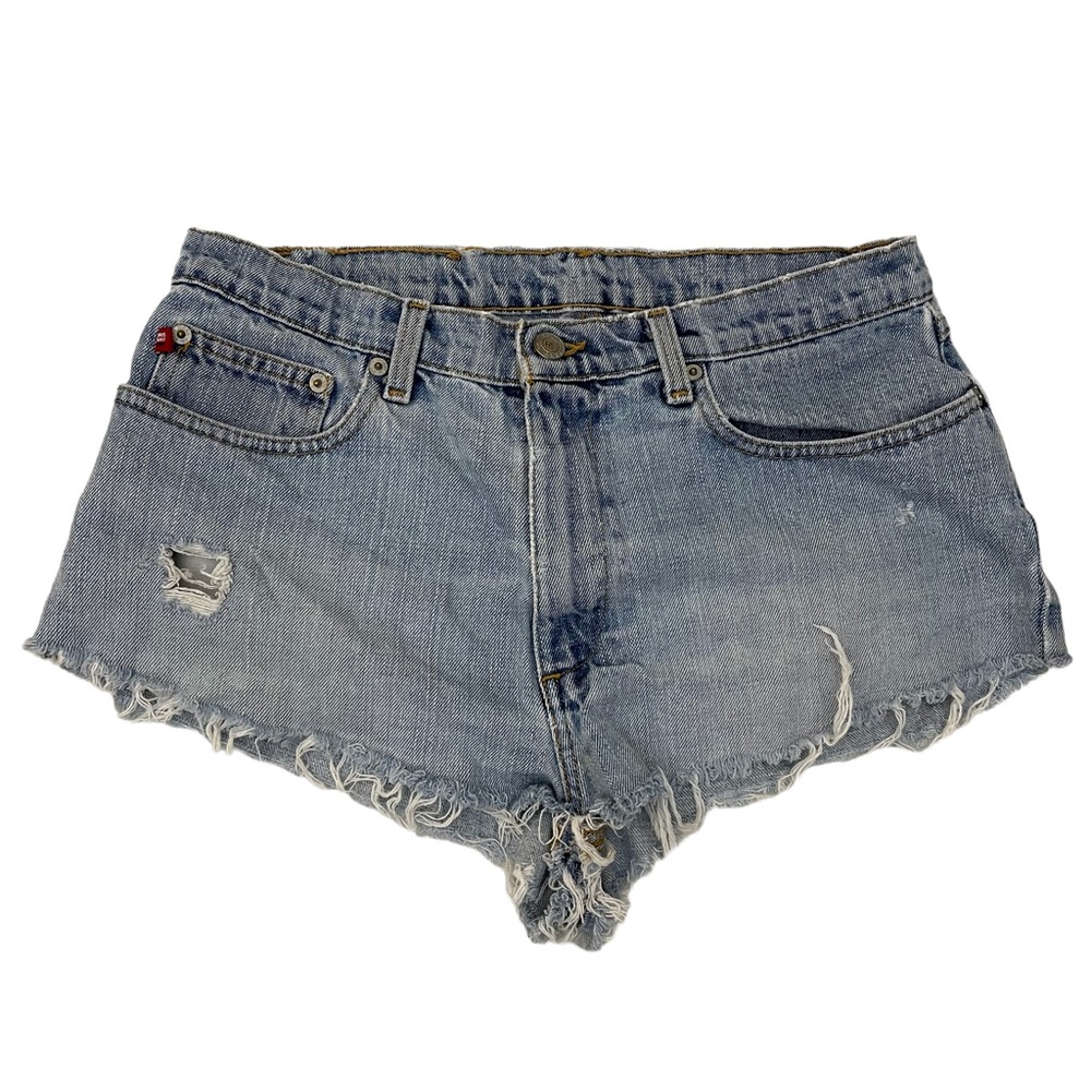 Vintage Ralph Lauren  Cut Shorts Denim  Distressed  Size 10